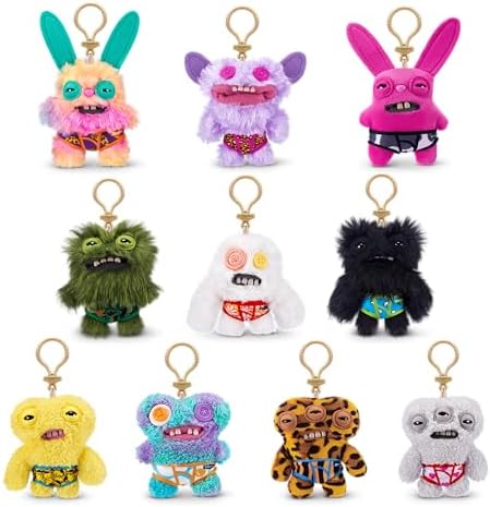 Fuggler ZURU Series 4 Keyring 5 Inch Funny Ugly Monster Plush